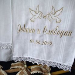 Platno za venčanje sa vezom