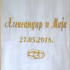platno za venčanje u crkvi