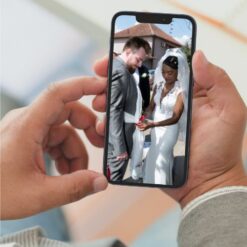 Deverski peškir od srpskog platna sa izvezenim cvetnim motivom