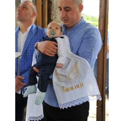 Platno za krštenje sa krilima andjela - Vailije