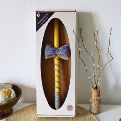 Voštana sveća - rustik kraljevsko plava