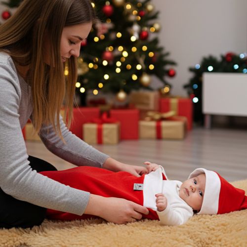 Odelo deda mraza za bebu