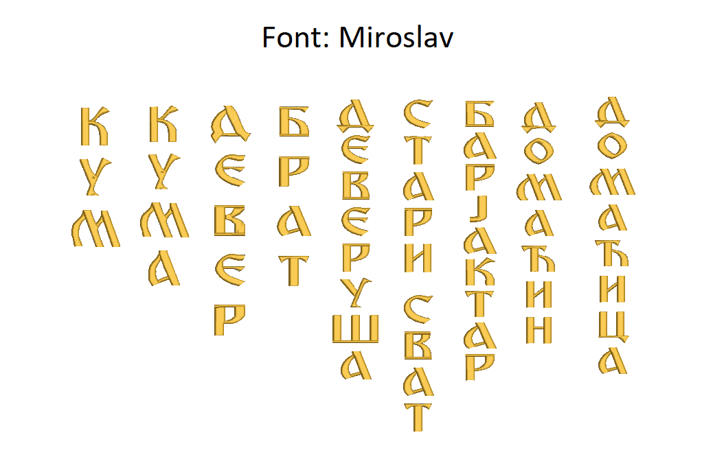 Trobojka za svadbu - lenta - Slika 8