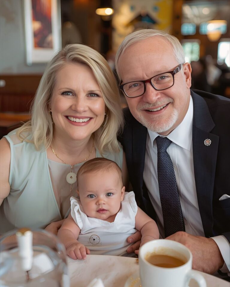 Kumovi na krštenju u restoranu